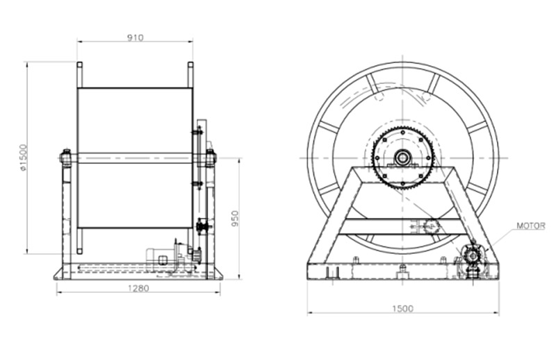 Ocean Surveyor Cable Reel