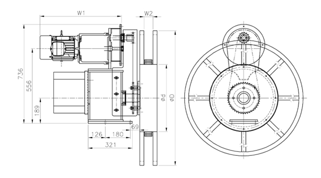 STC-M Type Cable Reel